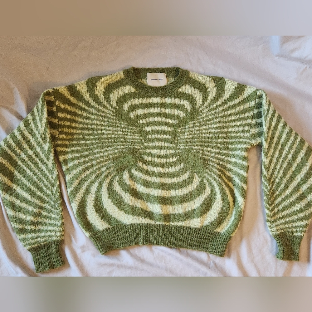 Paloma Wool Matrix Sweater Green- Size Small